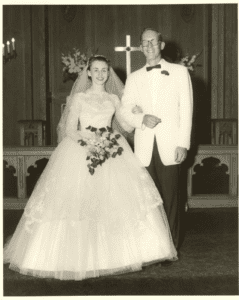 Luther and Arlene Strasen Wedding